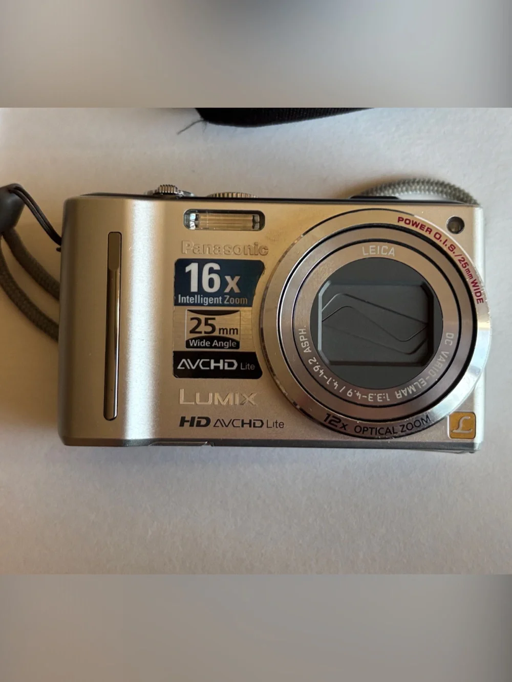 Panasonic Lumix Silver Point-and-Shoot Digital Camera